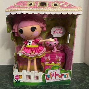 New Lalaloopsy Jewel Sparkles 13” Full Size Doll With Pet